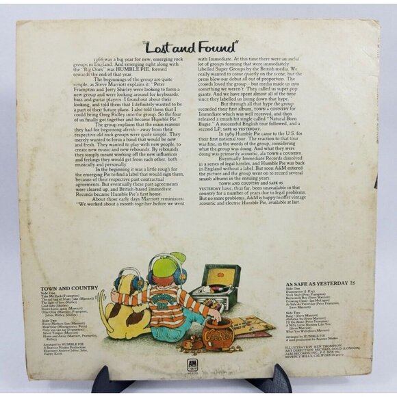Humble Pie Lost And Found Double Album Vinyl LP 1972 A&M SP-3513 - Picture 2 of 10